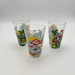 3 McDonald’s 2024 Collector Edition Cups Hello Kitty & Snoopy. Good Condition.